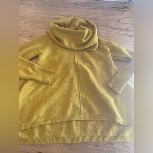Yes Lola Cowl‎ Neck A Line Sweater Long Sleeve Yellow Women’s M Preloved